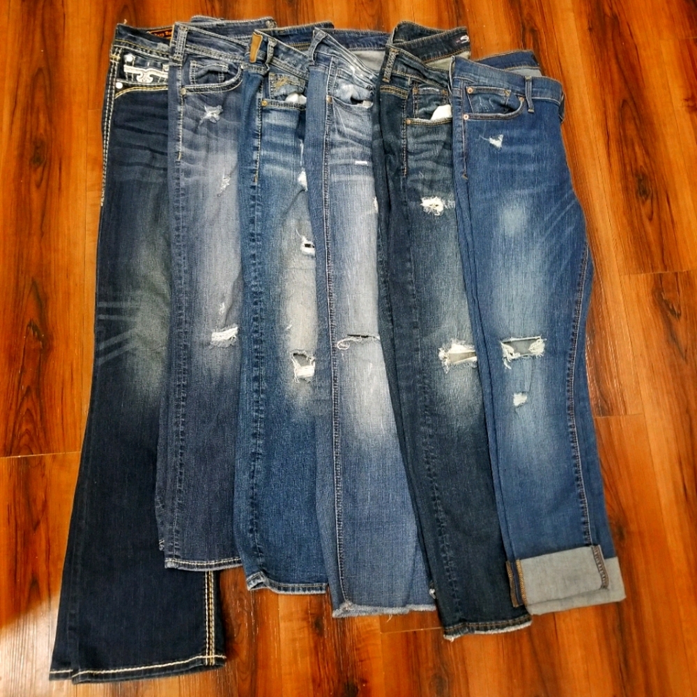 Bundle Lot Buckle Silver, Rock & Revival, Express